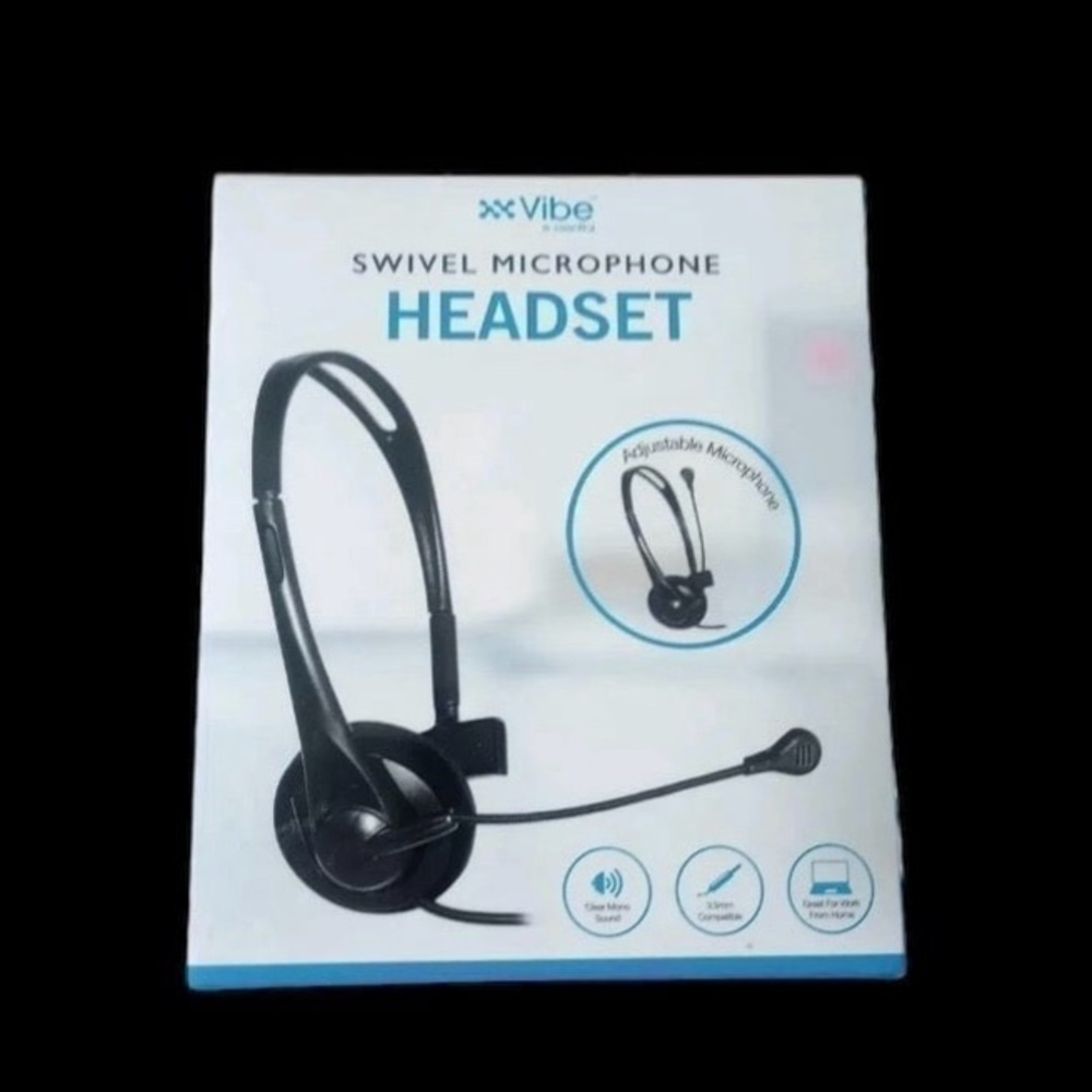 Vibe Swivel Microphone Headset New in Box